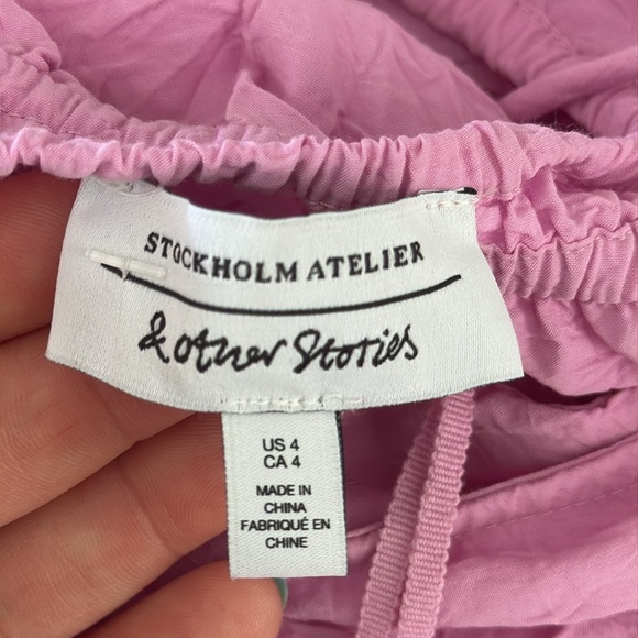 & OTHER STORIES Strappy Tiered Maxi Dress Size 4 - Picture 12 of 13